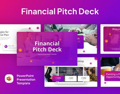 Financial Pitch Deck Presentation Template proposal template