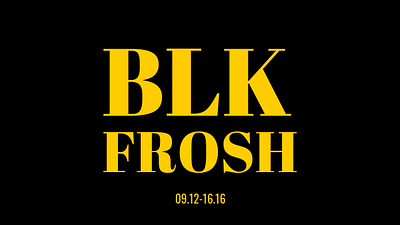 BLK FROSH 2016 canadian event logo