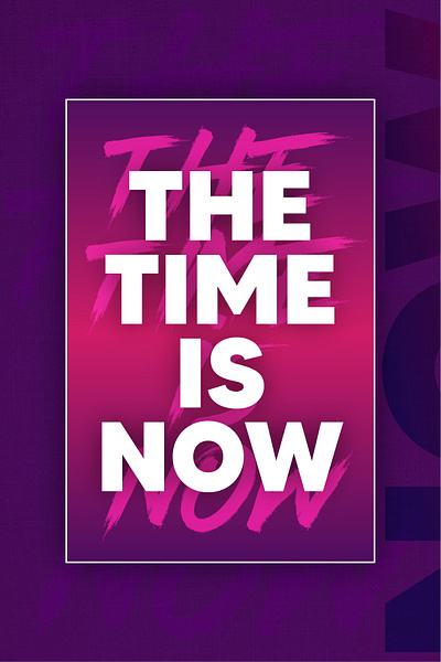 The time is now artwork design flatdesign illustration illustrator typography vector