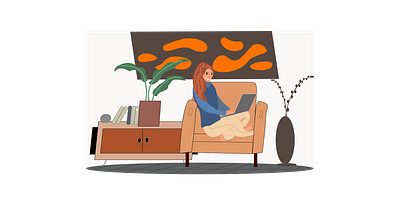 frelance animation flat illustration minimal vector