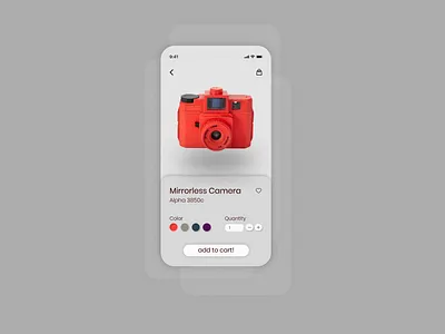 DailyUI_033 app button camera custom customize product daily daily 100 challenge daily ui dailyui figma interface mobile product shop shopping ui ui design uidesign uxui
