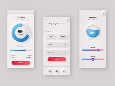 skeuomorph design 2020 trends app design skeuomorph skeuomorphic ui ui design ui trend ui trends uxui