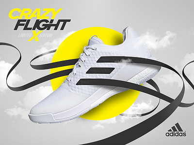 Adidas CrazyFlight X 3d adidas adidas originals advertising concept fashion graphic design shoe sneakers sport visual