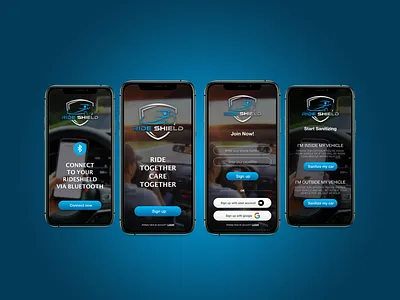 Ride Shield Car Sanitizing application 3d mockup app app 3d mockup app design app menu app mobile app mockup fiverr illustrator mockup photoshop ui ui ux ui design ui mockup uidesign uiux ux design uxdesign xd design