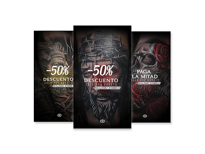 "-50% de descuento stories" black branding design designer illustrator cc instagram instagram stories instagram stories pack instagram stories template instagram template stories vector