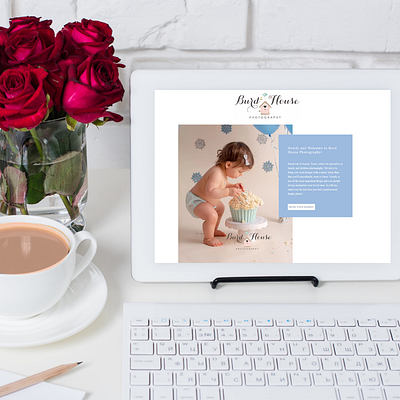 Baby Photographer - Web Design Proposal ui ui design ui ux ux design web design webdesign website design