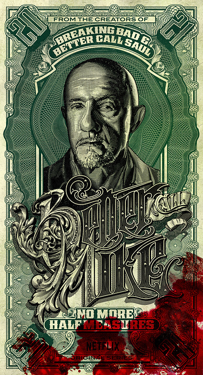 Better call Mike Poster adobe illustrator illustration lettering