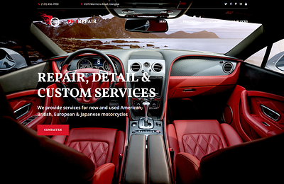 #10 Auto Detailing Website web design web developer web development website
