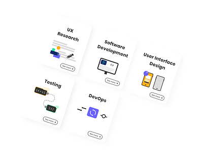 Tech Icon Cards adobexd cards design