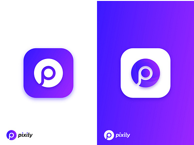 pixily | p letter logo app branding creative logo flat free logo free logo mockup gradient logo identity illustrator logo logo design logo ideas logo process logo sign logodesigner logos logotype modern logo p logo vector