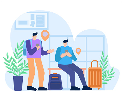 Holiday app branding business design holiday design icon illustration interface layout logo mobile travel app traveling ui uiux ux vector web