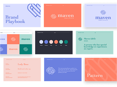 Maven Brand Guideline brand guide branding design guidelines identity logo