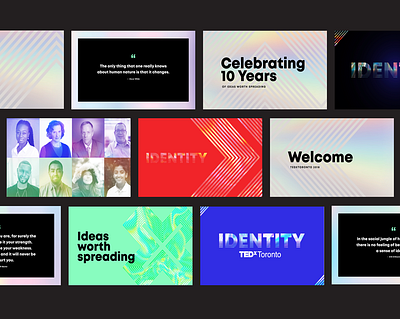 TEDxToronto 2018 Identity branding design identity logo tedx