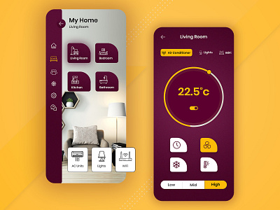 Smart Home Mobile Application adobexd biztech biztechcs home mobile app mobile app design mobile design photoshop smart home smarthome ui uiconcept uidesign ux uxconcept uxdesign xd