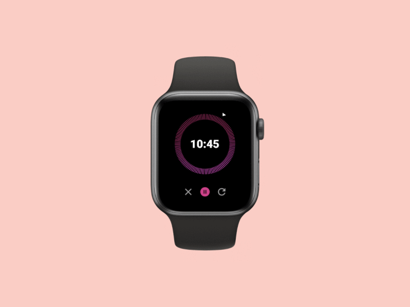 Day 14: Countdown Timer 014 apple watch branding countdown countdown timer daily 100 challenge dailyui day014 design ios ios app design smartwatch time ui user interface ux watch watch ui wearable