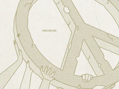 Peace Will Rise black ca california dotpattern drawing illustration lettering los angeles lakers pattern rise texture tonal type vector