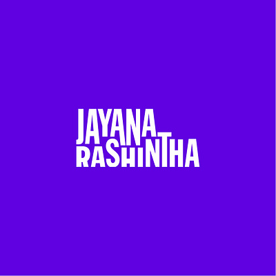 Jayana Rashintha branding identity jayana jayana rashintha minimal minimal logo personal brand personal logo simple sri lanka typography