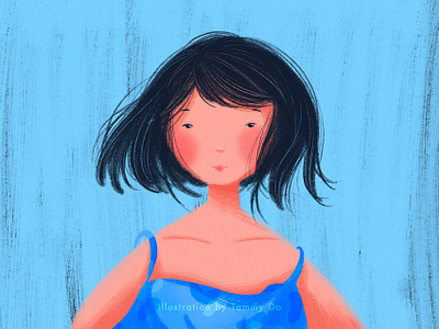 Portrait girlportrait illustration illustration art illustrator portrait summer