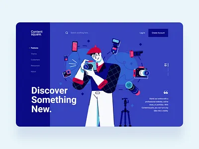 Contentsquare - Header Animation