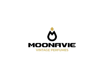 Moonavie logo branding design inspiration logo minimalism perfumery