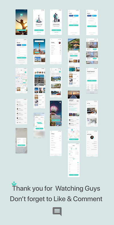Travel Hotel booking app app art branding design illustration illustrator typography vector web website