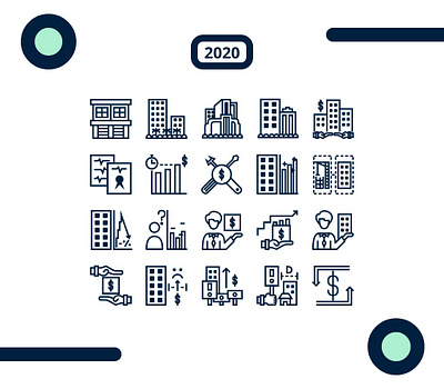 Property Real estate outline icon icon design icon set iconography icons ui