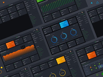 Dark Theme Interface Designs admin dashboard black theme concept design design e learning interfacedesign landingpage nidhin vm school app uidesign uiux user experience userinterface