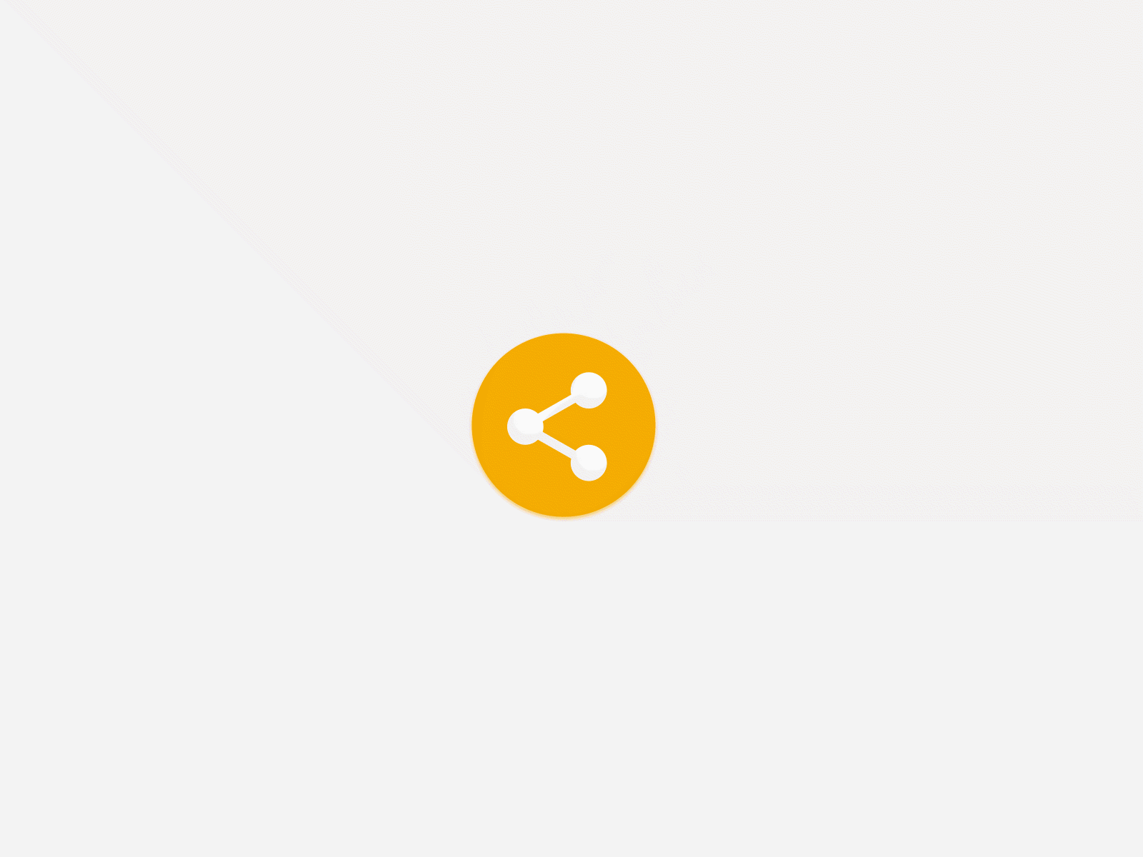 Daily UI- 010 (Share) aftereffect art dribbble facebook illustration socialmedia twitter yellow