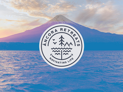 Âncora Retreats logotype anchor anchor logo anchors aveiro badge badge logo badges freelancer graphic designer logo design logodesign logotype meditation research retiros retreats tree tree logo yoga âncora