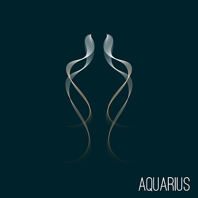 Aquarius: the water bearer air element air sign aquarius birthday design illustration minimalist minimalist logo minimalistic people tattoo tattoo design vector zodiac zodiac sign