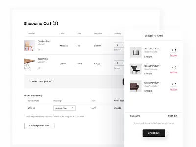 Shopping Cart clean design designmind designmind agency ecommerce experience minimal shop shopping cart typography website