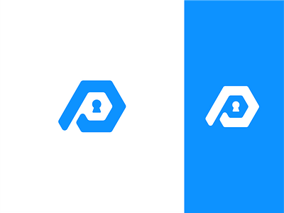 P + Lock Concept Branding branding design flat geometric icon illustrator logo design minimal modern vibrant