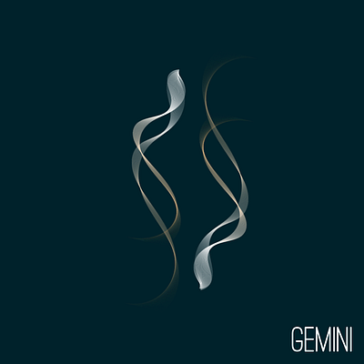 Gemini: The dualist air element air sign branding gemini illustration logo minimalist minimalist tattoo vector vector art vector illustration zodiac zodiac signs zodiac tattoo