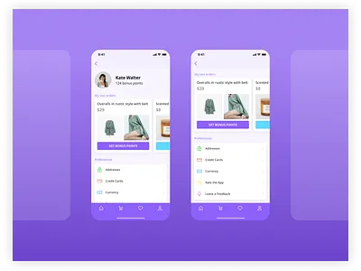 E-Commerce Clothing App app application application ui design interface interface design site ui ux ux ui ux designer website