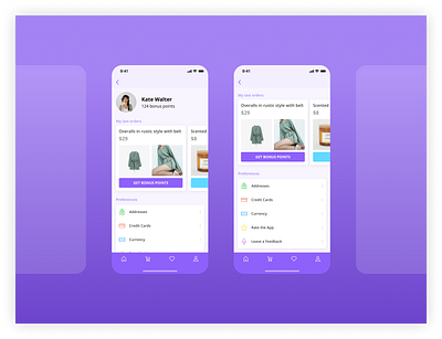 E-Commerce Clothing App app application application ui design interface interface design site ui ux ux ui ux designer website