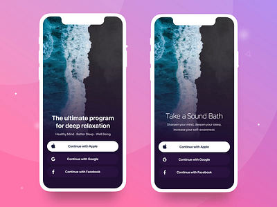 Onboarding (Left Or Right?) ai app app design apple e commerce ecommerce icon ios iphone logo meditation mobile mobile app design onboarding presentation relax ui uiux ux