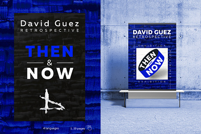 Exhibition THEN@NOW art direction cover design ebook cover