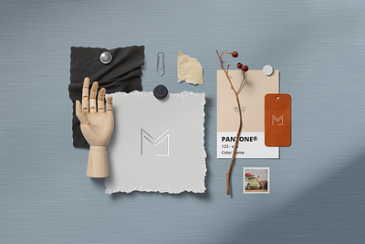 Moodboard Mockup on Metal cards extension flatlay metal mock up mockup creator mockups moodboard pantone paper mockup paper panel photoshop plugin scene creator shadow overlay