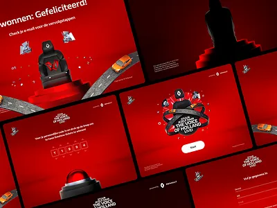 Renault x TVOH - Interactive Installation 3d artwork auto c4d campaign car chair clio colorful identity identity branding illustration liveshow logo red redesign renault road show thevoice