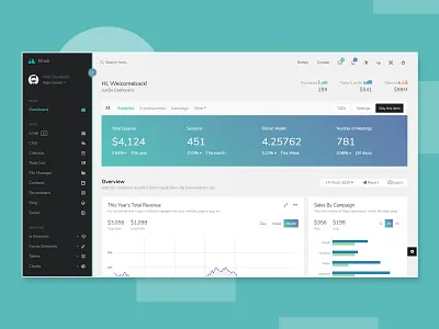 Mooli - Laravel + HTML Admin Dashboard Template admin admin dashboard admin design admin panel admin template bootstrap clean crm design html laravel template webapp