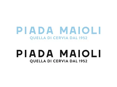 Piada Maioli - Rebranding brand identity branding design font hand drawn handmade font lettering logo logotype restaurant type typography vintage