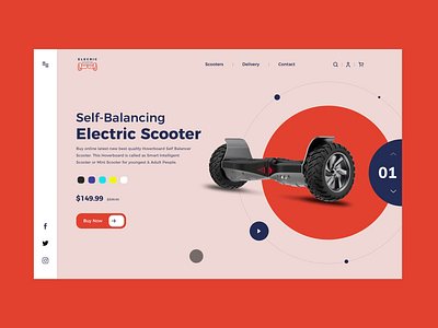 Online Hoverboard Store animation creation design dribbble ecommerce ecommerce design illustration online shop online store photoshop ui ux website website design website designer