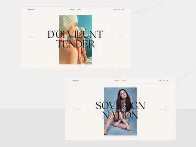 Photographers Folio Template branding css design free freebie gsap html interface template typography ui ui design ux web design website