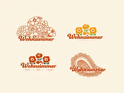 Logo: Wohnzimmer bar + cafe bar branding cafe logo concept design graphic design logo logo design