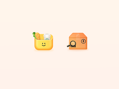 Little icons design expressage icon icons illustration