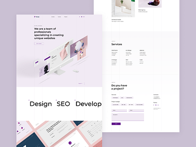 Portfolio Landing Page agency website landing design landing page landing page design portfolio design portfolio page web design webdesign