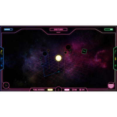 Galactic Duel UI Mockup app illustration ui