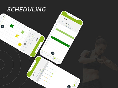 Creative App Design Work Schedule app app developer app development company application design illustration mobile app