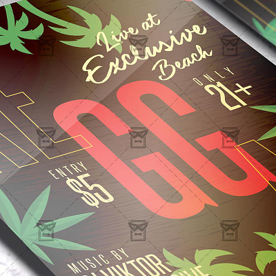 Reggae Affair - Flyer PSD Template reggae party