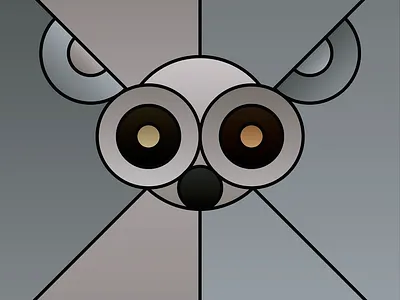 Graphic design minimal posters of animal faces, based on circles art background branding design graphic design graphics illustration poster prints vector yianart.com